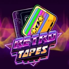 Retro Tapes slot logo by Push Gaming at Fambet Casino
