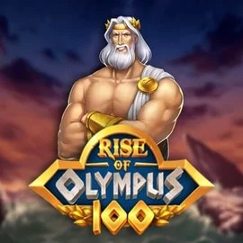 Rise of Olympus 100 slot logo by Play’n GO at Fambet Casino